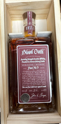 Blood Oath Bourbon Whiskey No.9