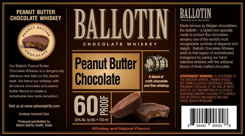 Ballotin Peanut Butter Chocolate Flavored Whiskey