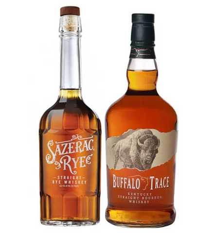 Buffalo Trace & Sazerac RYE 2 Bottle Combo
