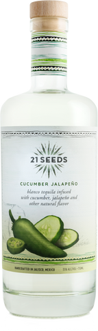 21 Seeds Cucumber Jalapeno Infused Blanco Tequila