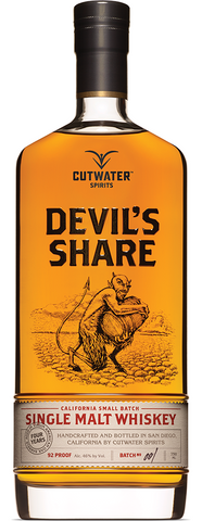 Cutwater Devil's Share Single Malt Whiskey