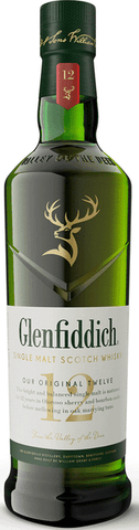 Glenfiddich Single Malt Scotch Whiskey 12Y
