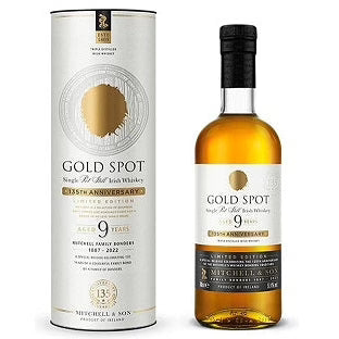 Gold Spot Single Pot Still Irish Whiskey 135th Anniversary Limited Edition Aged 9 Years