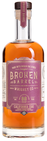 Infuse Spirits Broken Barrel California Oak Bourbon Whiskey
