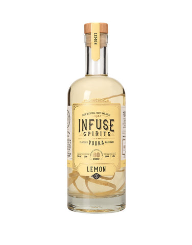 Infuse Spirits Lemon With Real Lemon Peals Vodka