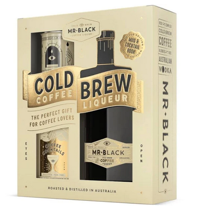 Mr Black Cold Brew Coffee Liqueur W/Enamel Mug & Cocktail Recipe Book