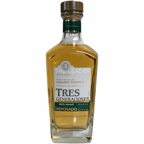 Tres Generaciones Triple Distilled Organic Reposado Tequila
