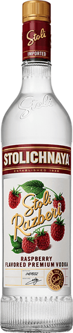 Stolichnaya Razberi Flavored Vodka 75 Proof