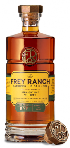 FREY Ranch Straight RYE Whiskey 100 Proof