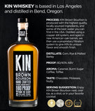 KIN Brown Bourbon Hand Crafted Straight Whiskey