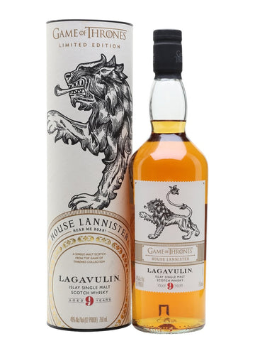 Lagavulin Aged 9 Years House of Lannister Game Of Thrones Edition LIMITED EDITION